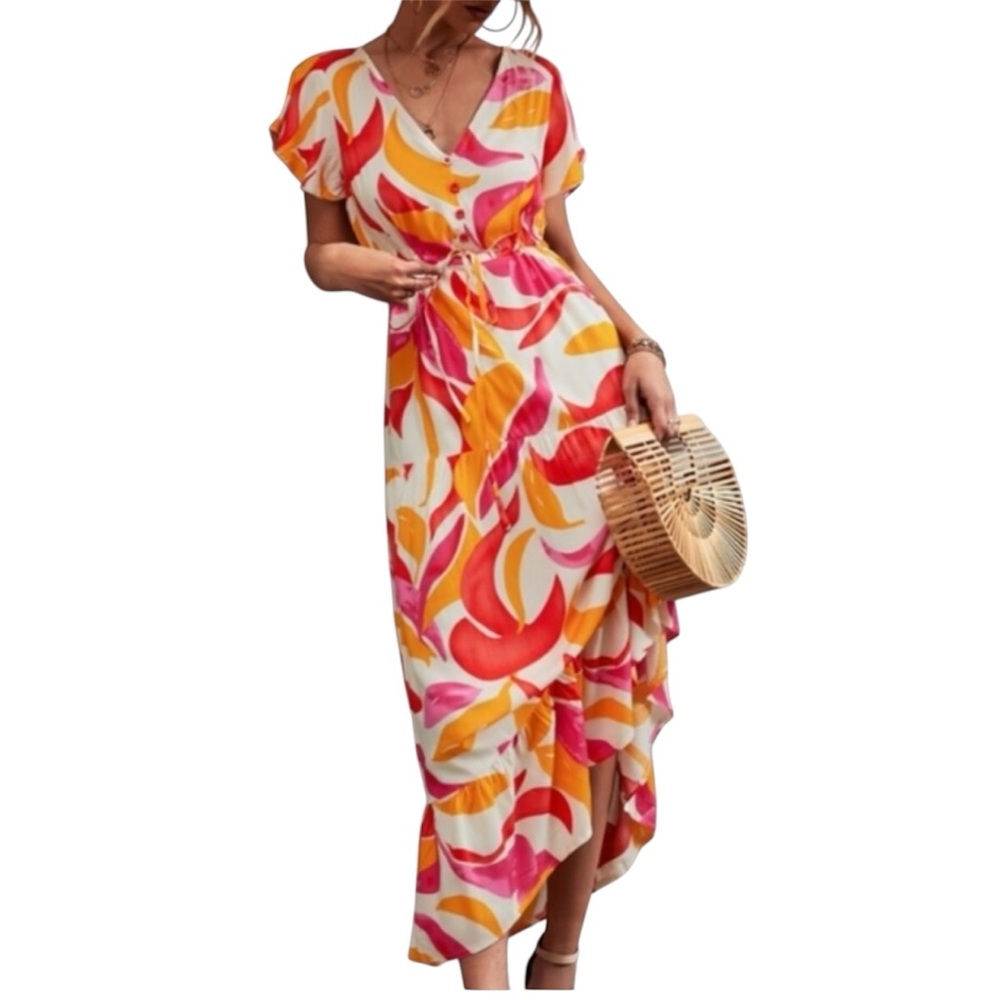 Anthropologie| Abel the Label Floral Maxi Dress